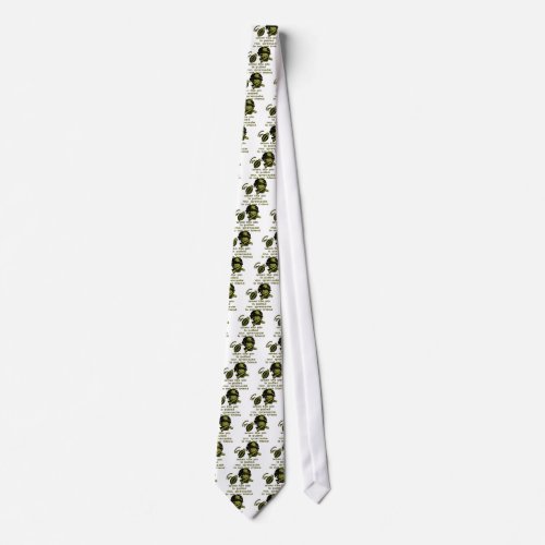 Grunt When The Pin Is Pulled Mr Grenade Neck Tie
