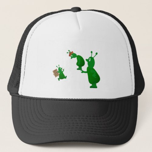 Grntyers cartoon  Grntyers family with parents Trucker Hat