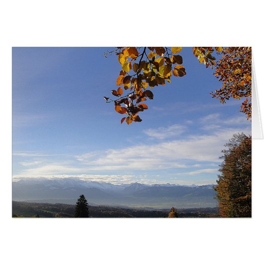 Grusarte Bergpanorama, blank Cards (Front Horizontal)
