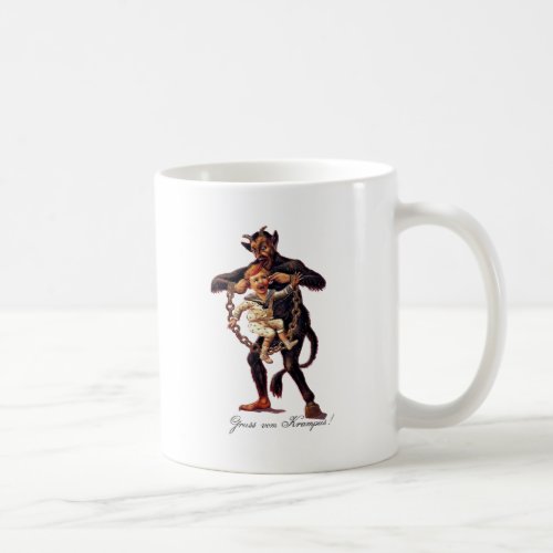 Gruss vom Greetings From Krampus Coffee Mug
