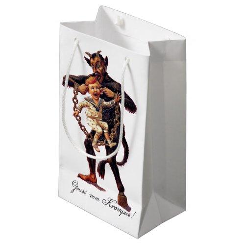 Gruss vom Greetings From Krampus Small Gift Bag