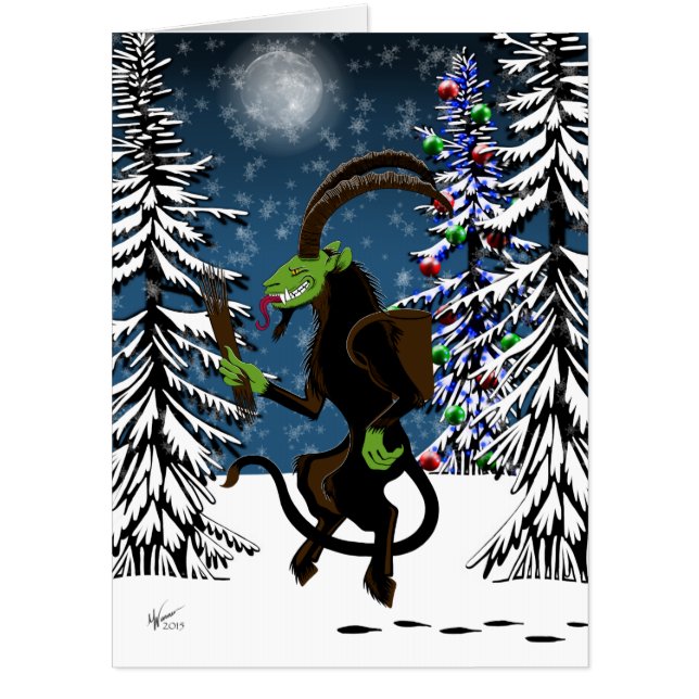 Gruss vom Krampus Card (Front)