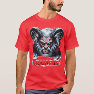 Gruss Vom Krampus Christmas Devil Horror family T-Shirt