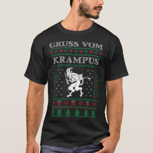 Gruss Vom Krampus Goth Ugly Christmas Sweater Kram