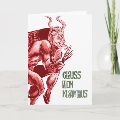 Gruss Vom Krampus Holiday Card