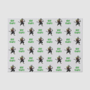 Gruss vom Krampus Merry Krampus Tissue Paper