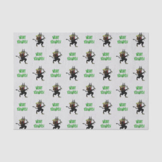 Gruss vom Krampus Merry Krampus Tissue Paper