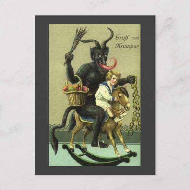 Gruss Vom Krampus Postcard (Front)