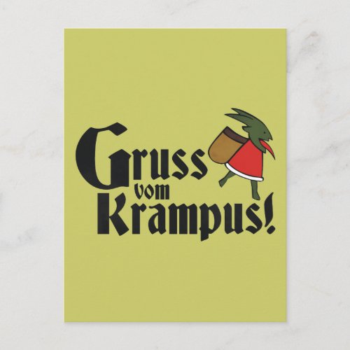 Gruss Vom Krampus Postcard