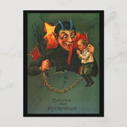 Gruss Vom Krampus Postcard