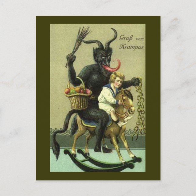 Gruss Vom Krampus Postcard (Front)