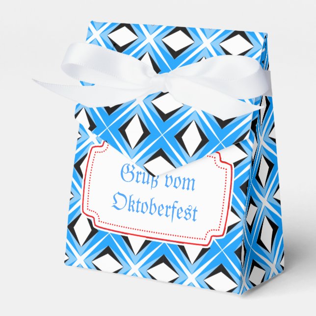 Gruß vom Oktoberfest Favor Boxes (Front Side)
