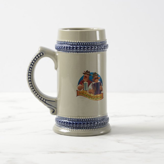 Gruss vom Oktoberfest, No Working During Drinking Beer Stein (Left)