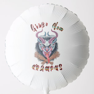 Grüße Vom Krampus Yule Devil December Krampusnacht Balloon