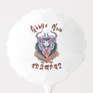 Grüße Vom Krampus Yule Devil December Krampusnacht Balloon