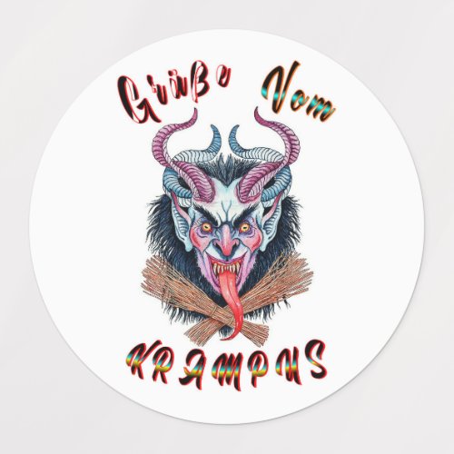 Gre Vom Krampus Yule Devil December Krampusnacht Labels