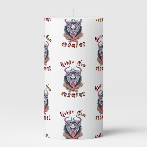 Gre Vom Krampus Yule Devil December Krampusnacht Pillar Candle