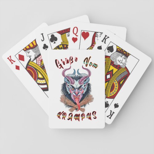 Gre Vom Krampus Yule Devil December Krampusnacht Playing Cards