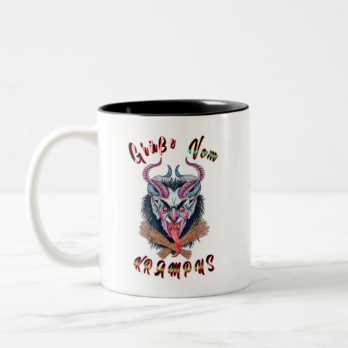 Gre Vom Krampus Yule Devil December Krampusnacht Two_Tone Coffee Mug