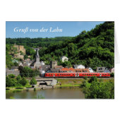 Grußkarte Balduinstein im Lahntal (Front Horizontal)