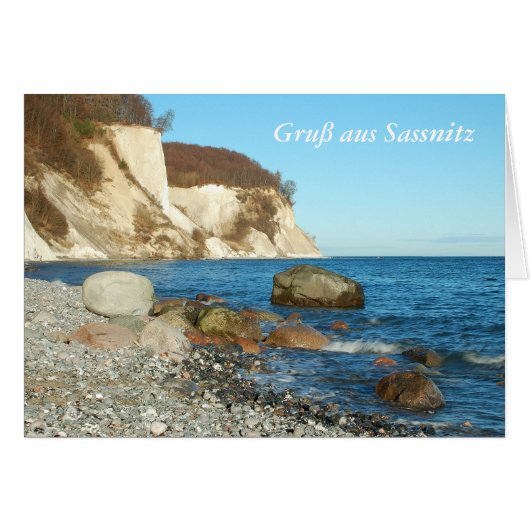 Grußkarte Gruß aus Sassnitz (Front Horizontal)