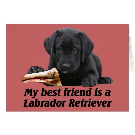 Grußkarte "Labrador Retriever" Cards (Front Horizontal)
