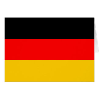 Grußkarte mit Deutschland Fahne Cards