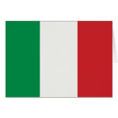 Grußkarte mit Italien Fahne (Front Horizontal)