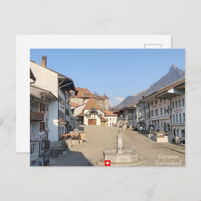 Gruyères, Switzerland Postcard (Front/Back)