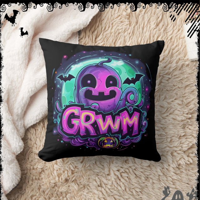 GRWM | ExDesigner | Halloween Throw Pillow (Creator Uploaded)