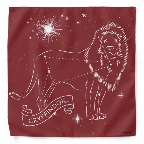 GRYFFINDOR Constellation Graphic Bandana