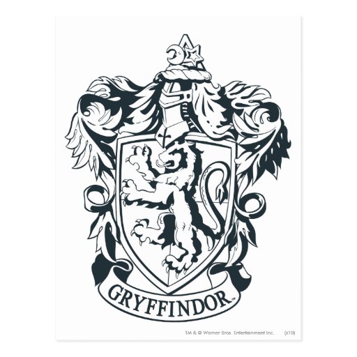 Gryffindor Crest Postcard | Zazzle