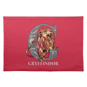 GRYFFINDOR™ Crosshatched Emblem Cloth Placemat