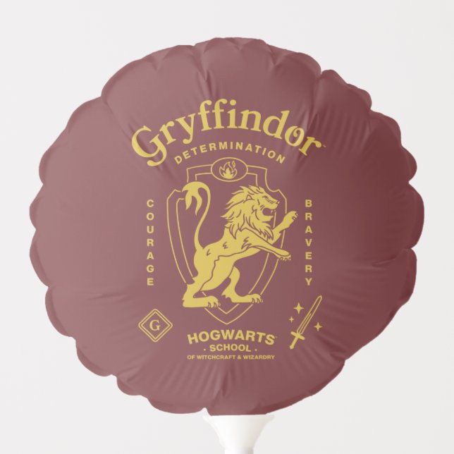 GRYFFINDOR™ Determination Courage Bravery Crest Balloon (Front)