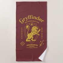 GRYFFINDOR™ Determination Courage Bravery Crest Beach Towel