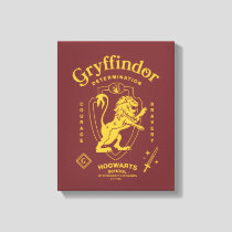 GRYFFINDOR™ Determination Courage Bravery Crest Canvas Print