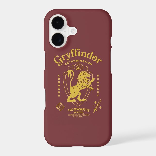 GRYFFINDOR™ Determination Courage Bravery Crest Case-Mate iPhone Case (Back)