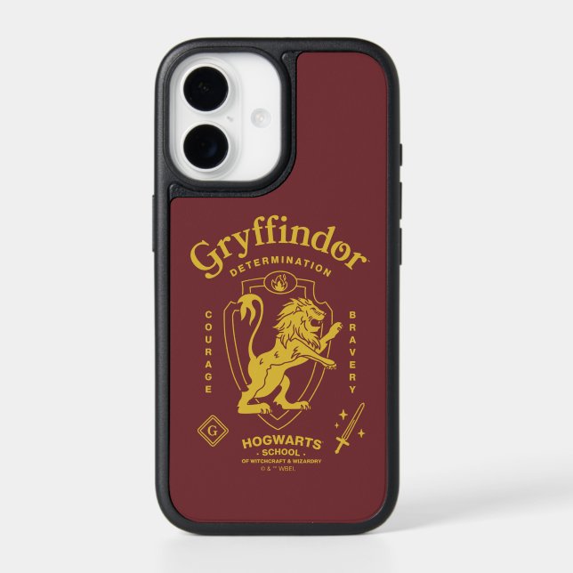 GRYFFINDOR™ Determination Courage Bravery Crest Otterbox iPhone Case (Back)