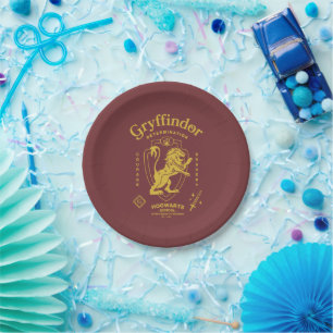 GRYFFINDOR™ Determination Courage Bravery Crest Paper Plates