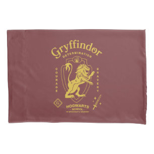 GRYFFINDOR™ Determination Courage Bravery Crest Pillow Case