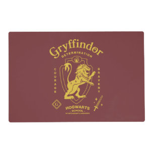 GRYFFINDOR™ Determination Courage Bravery Crest Placemat