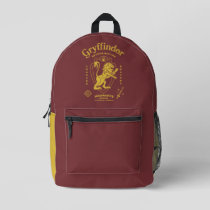 GRYFFINDOR™ Determination Courage Bravery Crest Printed Backpack
