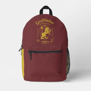 GRYFFINDOR™ Determination Courage Bravery Crest Printed Backpack