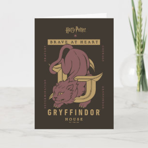 GRYFFINDOR™ House Brave at Heart Card