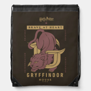 GRYFFINDOR™ House Brave at Heart Drawstring Bag