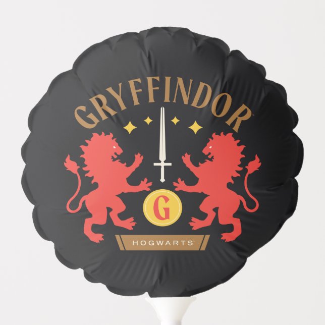 GRYFFINDOR™ House Double Lion Sword Graphic Balloon (Front)