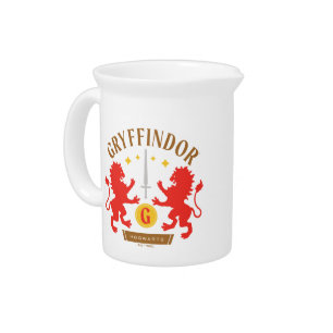 GRYFFINDOR™ House Double Lion Sword Graphic Beverage Pitcher