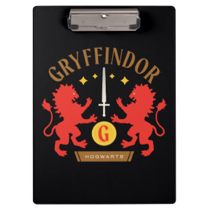 GRYFFINDOR™ House Double Lion Sword Graphic Clipboard