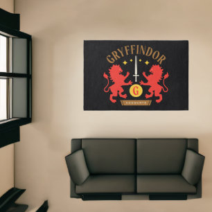 GRYFFINDOR™ House Double Lion Sword Graphic Rug