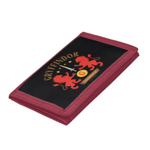 GRYFFINDOR™ House Double Lion Sword Graphic Tri-fold Wallet